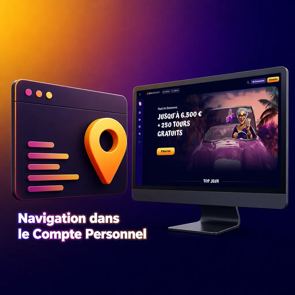 Navigation dans le Compte Personnel